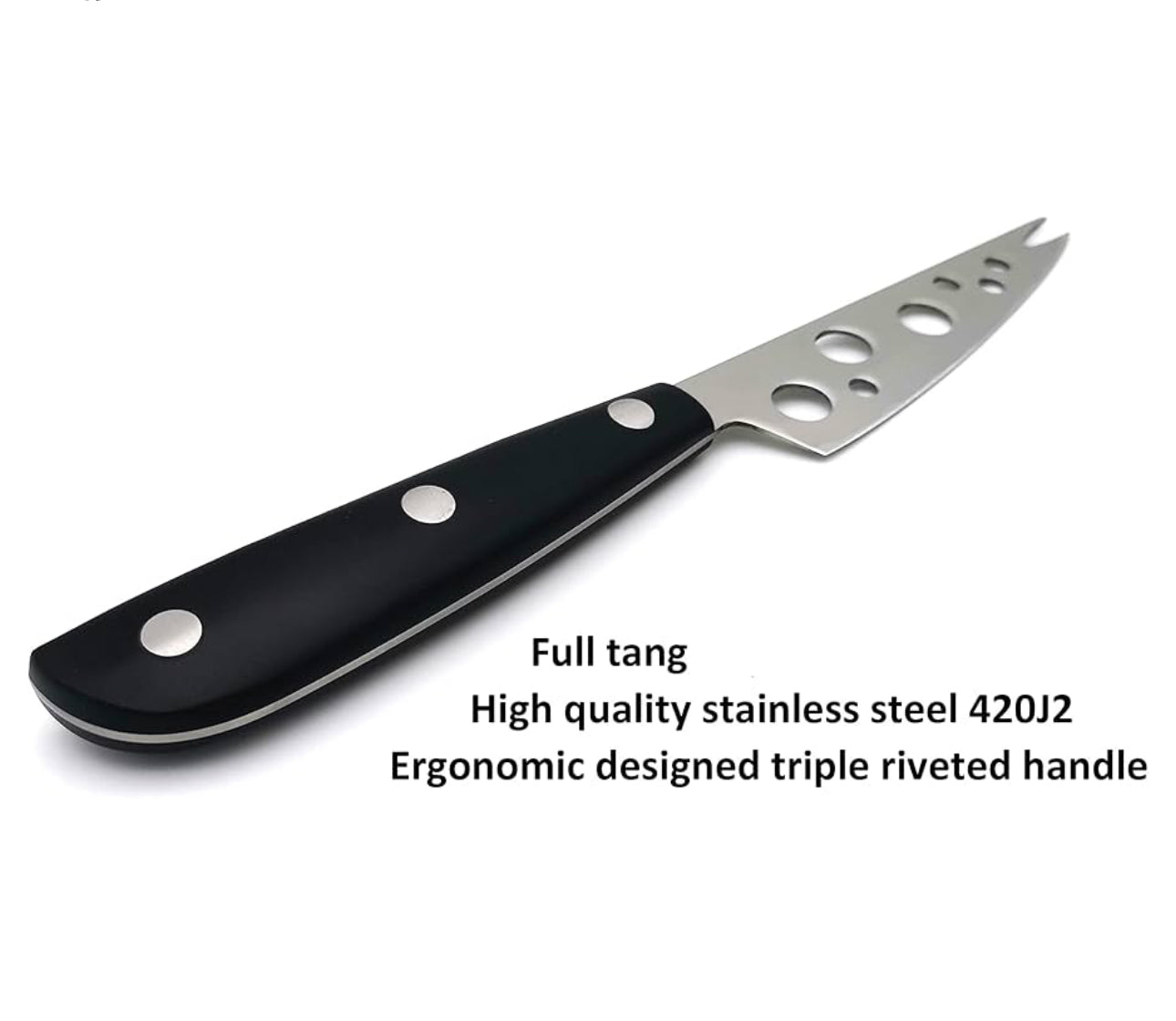 4-Inch Cheese Knife – All-Purpose Cheese Cutter for Soft & Semi-Hard Cheeses