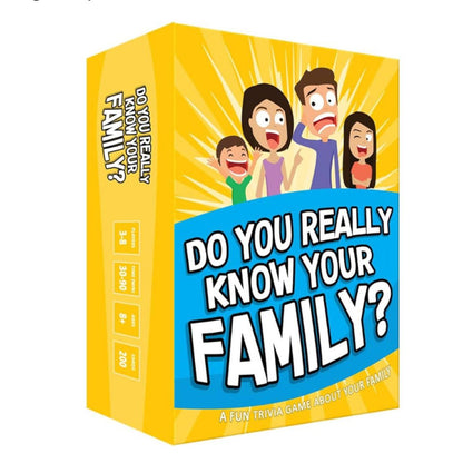 Do You Really Know Your Family? – A Fun and Engaging Game for Everyone